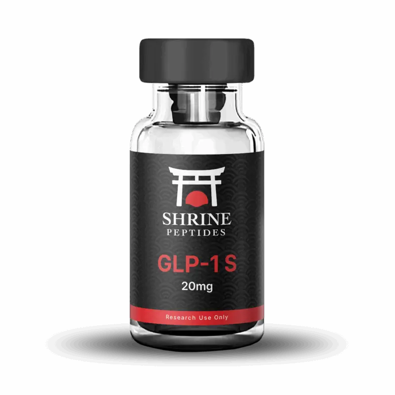 GLP-1 20mg research peptide vial - GLP-1 peptide for laboratory research - Shrine Pe...